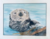Beverly Simpson - Print - Otter - 14" x 11" Matted