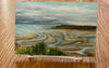 Margery Blom - Oil Painting - Parksville Beach - 6" x 4"