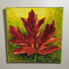 Margery Blom - Oil Painting - Oh Canada #1 - 8" x 8"