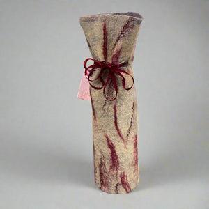 Sally Shivers - Felted bottle bag -  - Fibre Art - McMillan Arts Centre & MAC Box Office