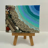 Jan Myers - Mixed Media - Beach scene 4" x 3"