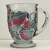 Lori Schiersmann - Pedestal Coffee Mug  - Blue/Red/Silver