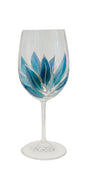 Lori Schiersmann - Wine Glass - Turquoise/Blue/Silver