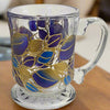 Lori Schiersmann - Pedestal Coffee Mug  - Purple/blue/Gold