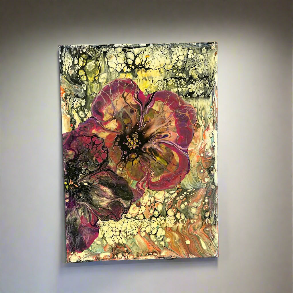 Diana Lockwood - Acrylic Pour - Flowers - 5