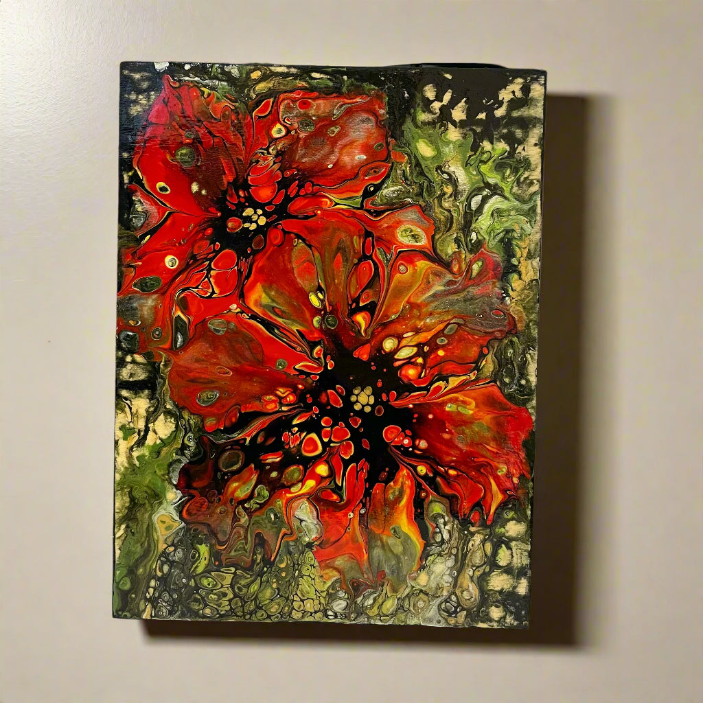 Diana Lockwood - Acrylic Pour - Flowers - 6