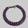 Diana Lockwood - Bracelet - Kimihimo - Purple - magnetic clasp