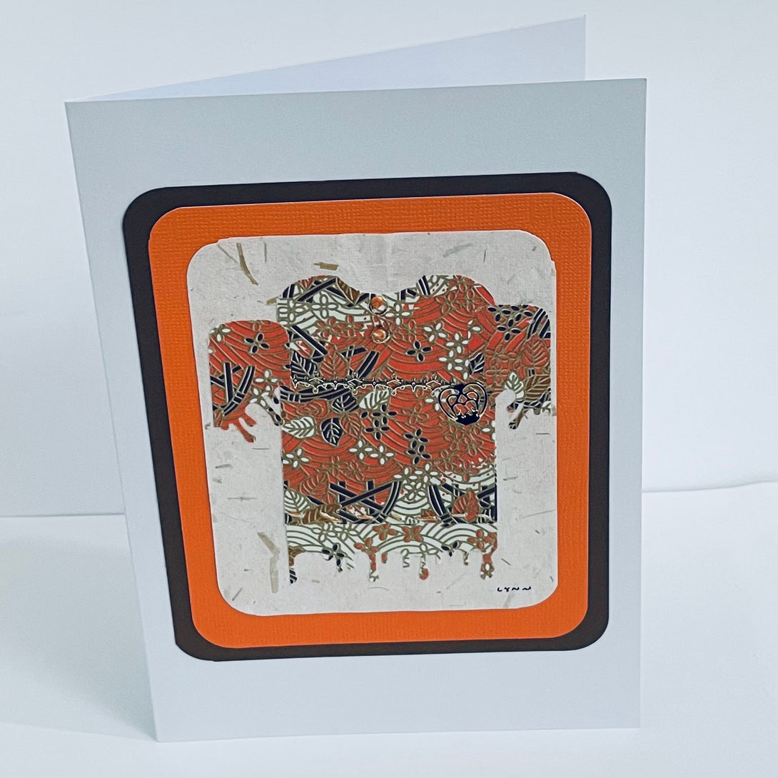 Lynn Orriss - Card -Collage - Kimono