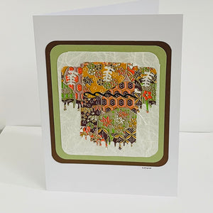 Lynn Orriss - Card -Collage - Kimono