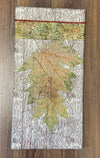 Mavis Pareis - Collage - Leaf Line  10" x 20"