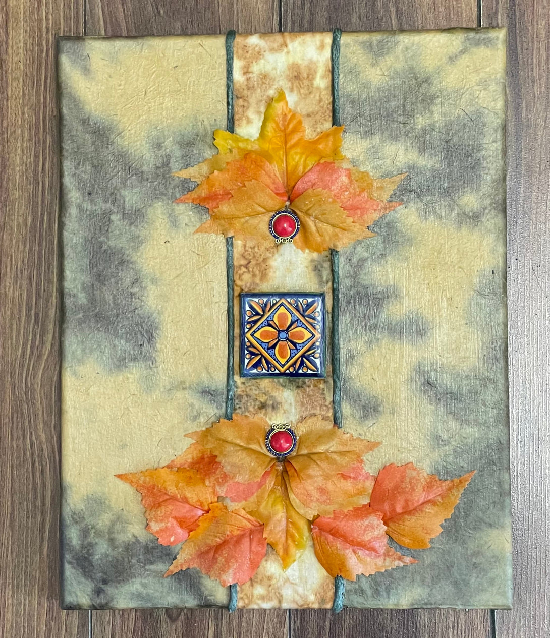 Mavis Pareis - Collage - Autumn Leaves 11