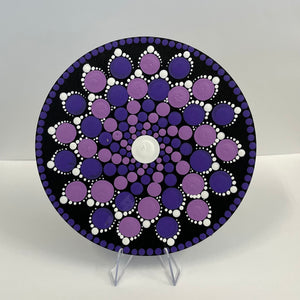 Janet Dzenkiw - Mandela on 5" wooden disc