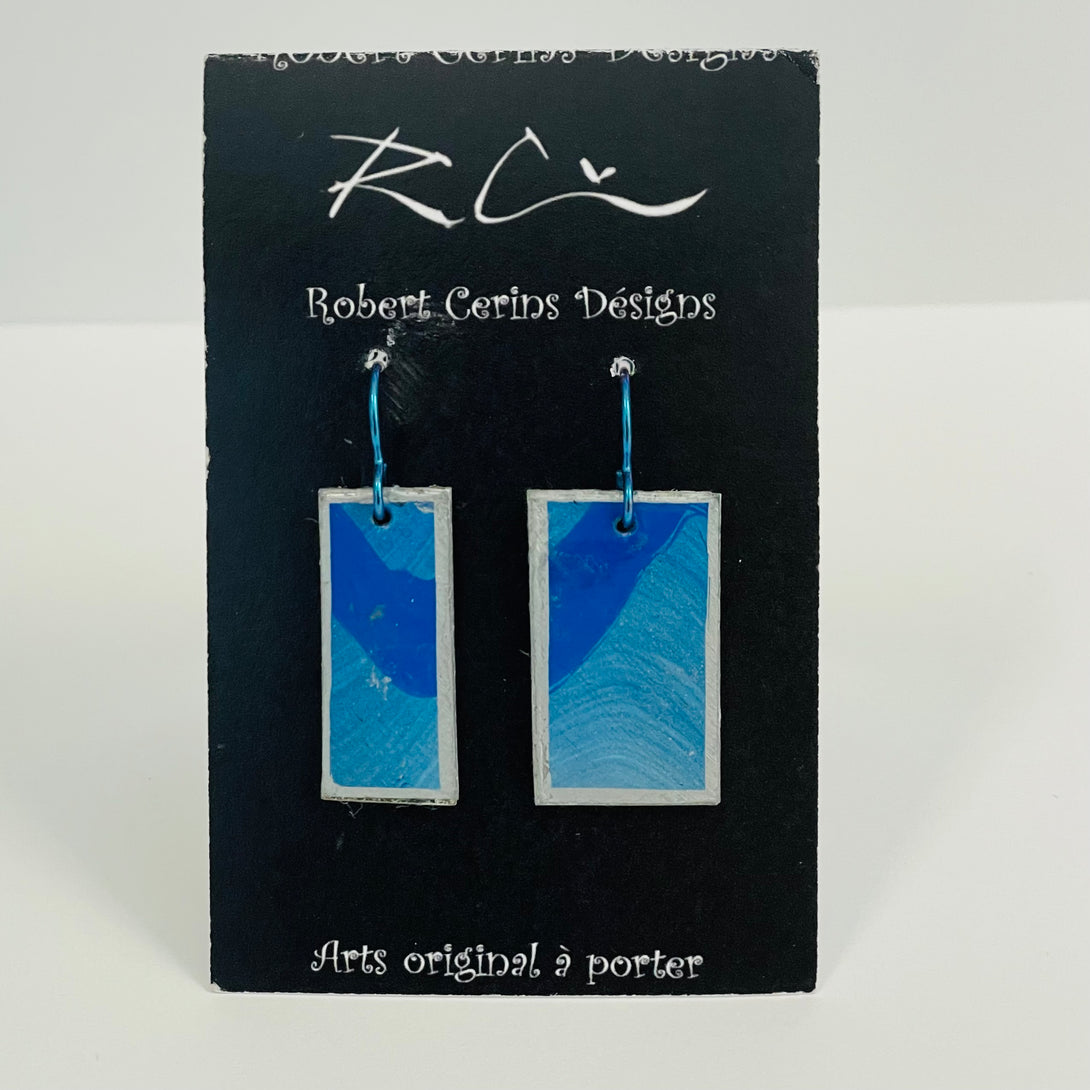 Robert Cerins - Earrings - Blue