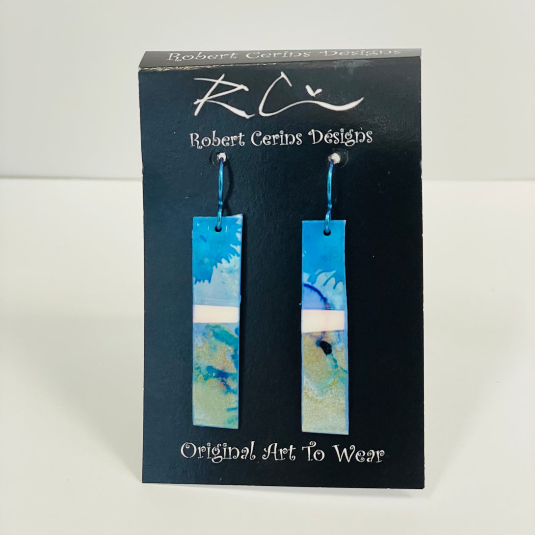 Robert Cerins - Earrings - Blue