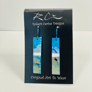 Robert Cerins - Earrings - Blue