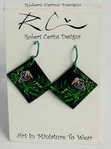 Robert Cerins - Earrings - Diamond - Bird