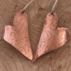 Laurie A. McDonald - Earrings - Copper - Large Heart