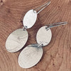 Laurie A. McDonald - Earrings - Sterling Silver - Double Oval Disc