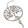 Dee Amendt - Suncatcher - Tree of Life  - 4" diameter, 9" hanging length