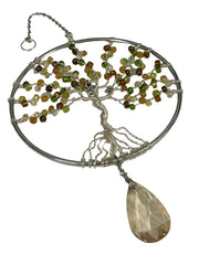 Load image into Gallery viewer, Dee Amendt - Suncatcher - Tree of Life  - 4&quot; diameter, 9.5&quot; hanging length -  - Metal Art - McMillan Arts Centre &amp; MAC Box Office
