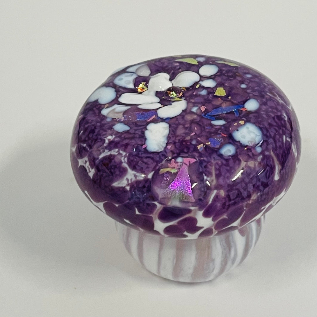 Cinderellas Glass - Glass - Mushroom - Purple -  - Glass - McMillan Arts Centre & MAC Box Office