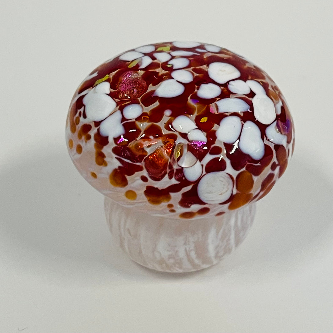 Cinderellas Glass - Glass - Mushroom - Red -  - Glass - McMillan Arts Centre & MAC Box Office