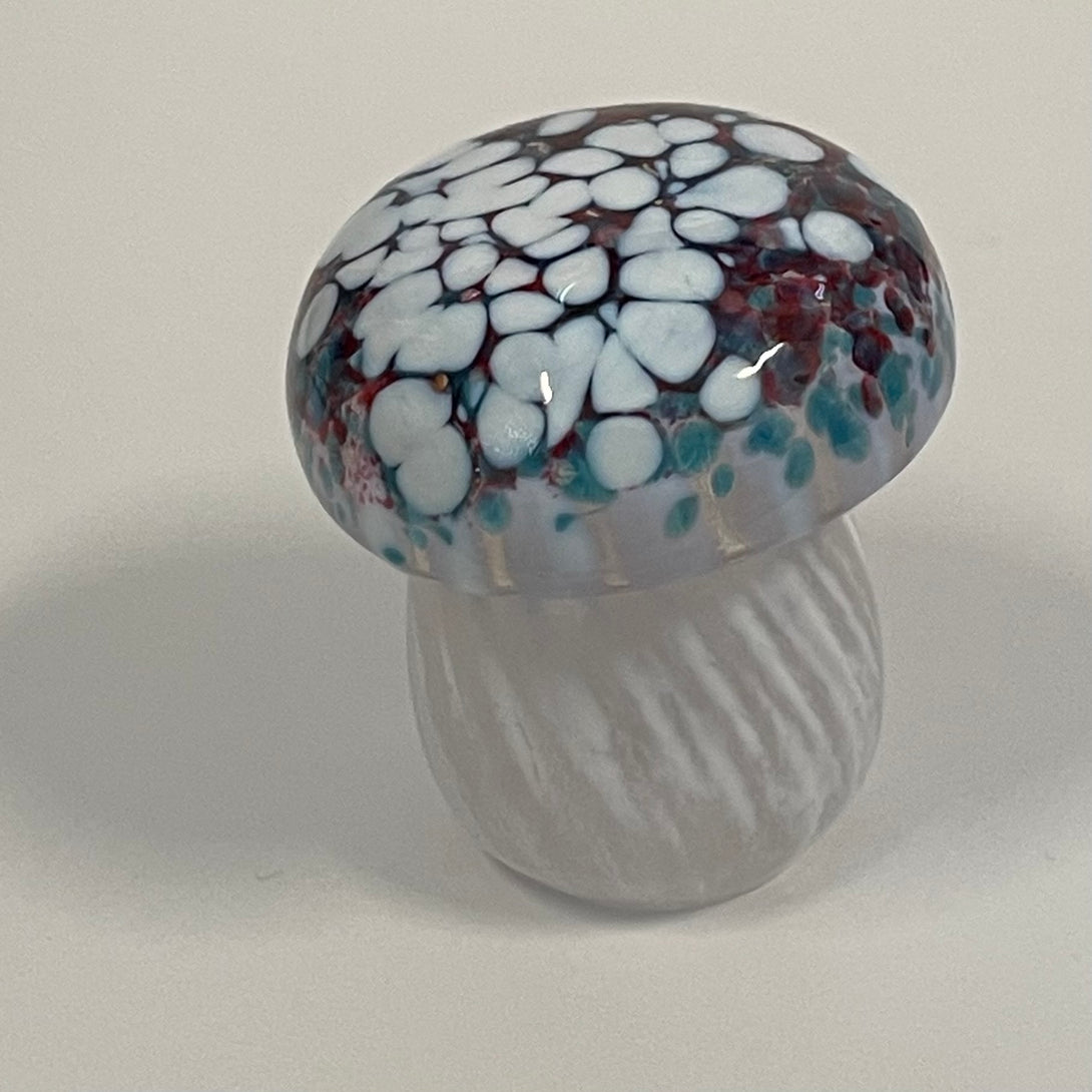 Cinderellas Glass - Glass - Mushroom - Pink and Blue -  - Glass - McMillan Arts Centre & MAC Box Office