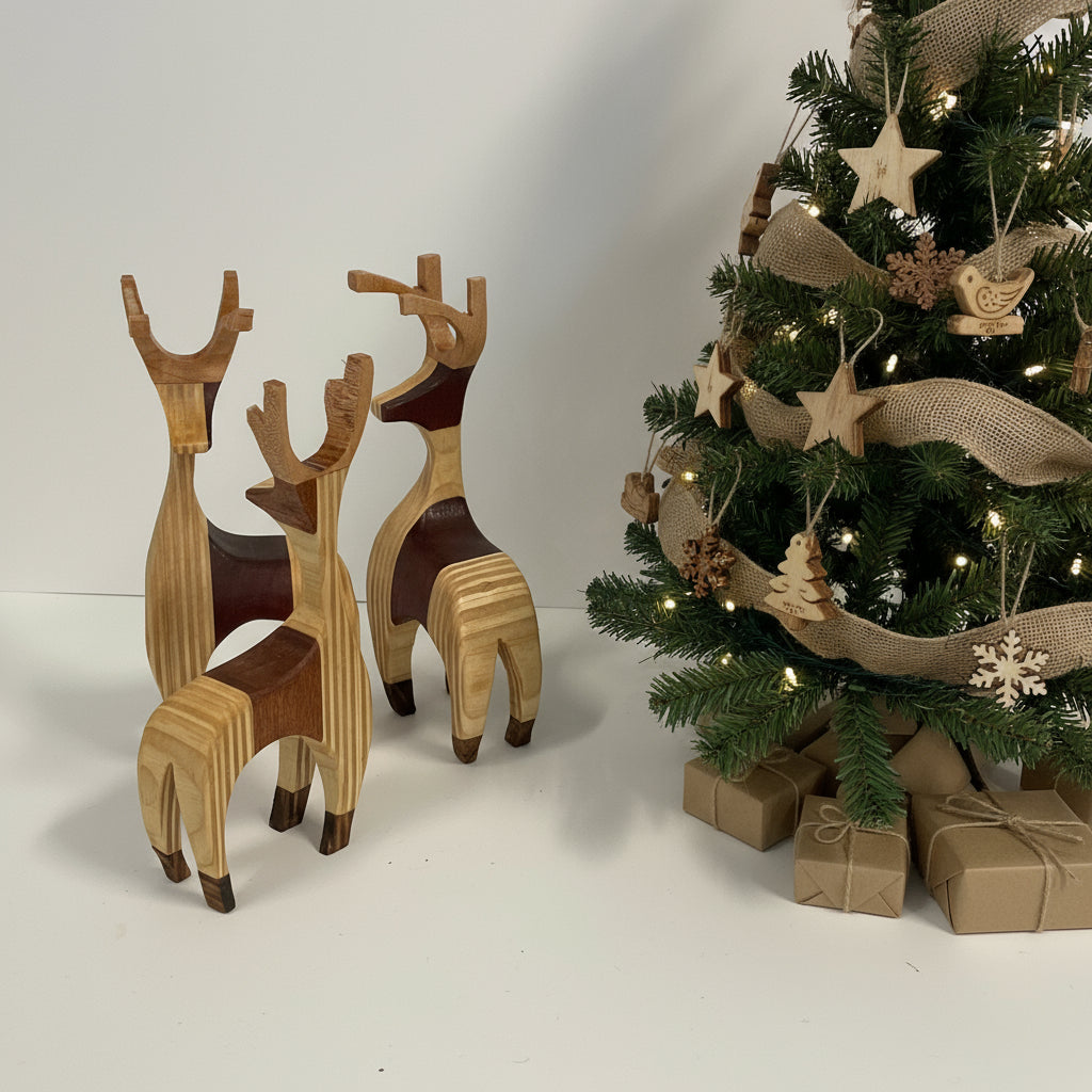 Ron Acton - Wood - Small Reindeer