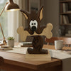 Ron Acton - Wood - Dog Face with Bone
