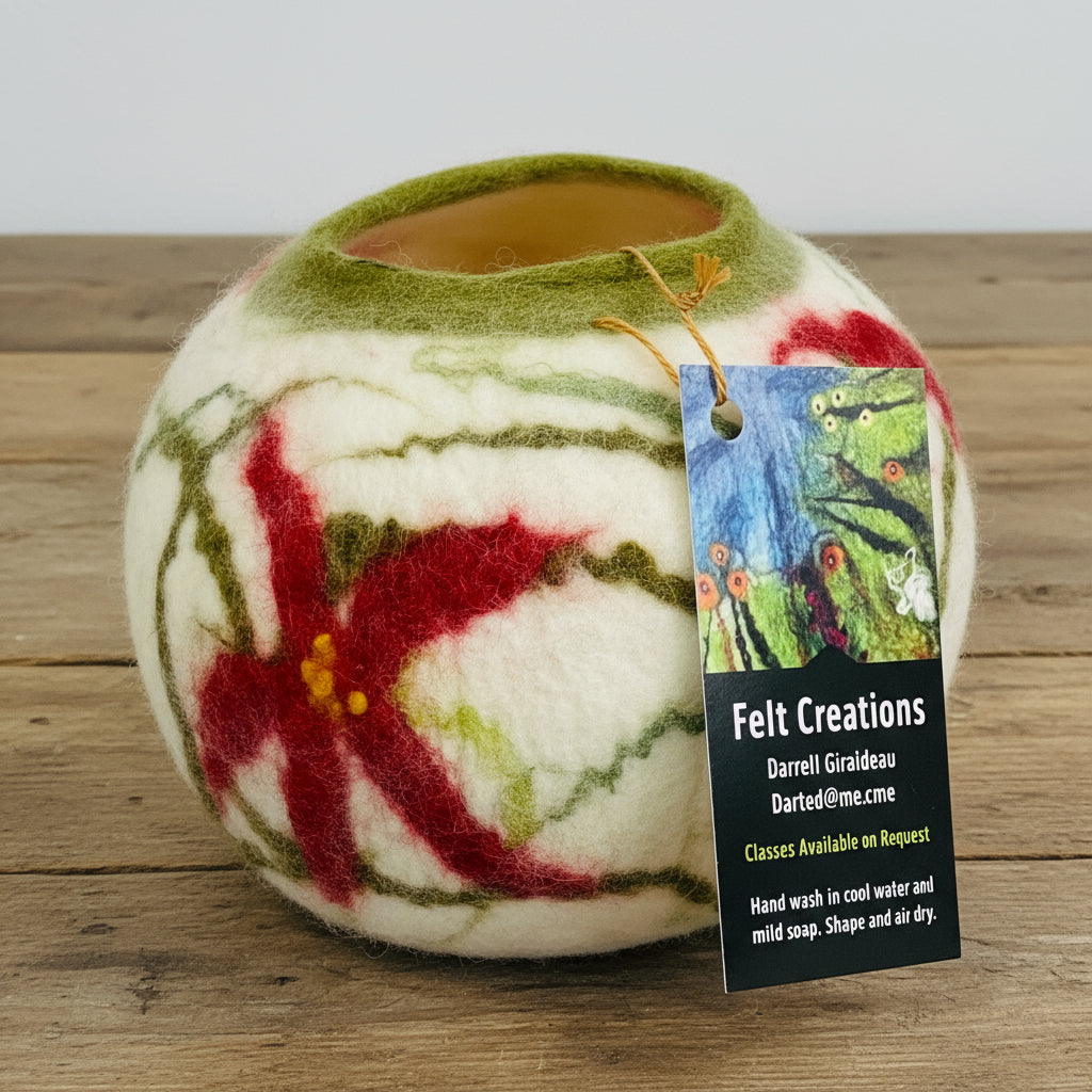 Darrell Giraldeau - Felted Bowl