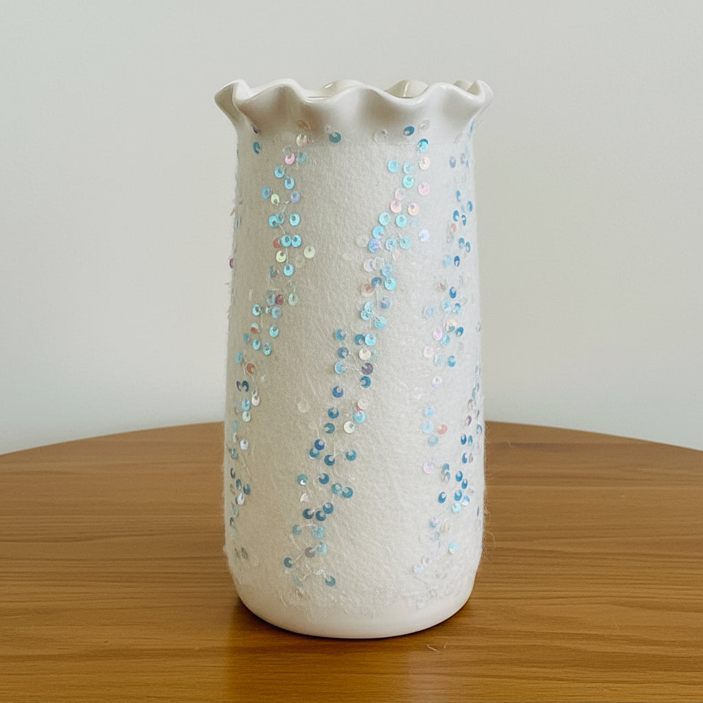 Darrell Giraldeau - Felted Vase  - 6.25