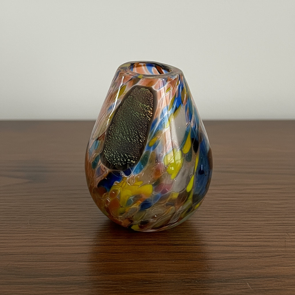 Cinderellas Glass- Glass - Tiny Vase - 2.75