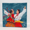 Fay St. Marie - Acrylic - Ukrainian Dancers #5 - 6" x 6"
