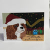 Sandra Russell - Christmas Card - "The Official Gift Sniffer"