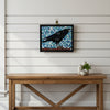 Debra Hagen - Mosaic - "English River Falls Raven" - 9.5" H x 11.5" W