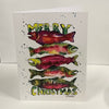Carla Flegel - Christmas Card - Merry Christmas (5 fish)