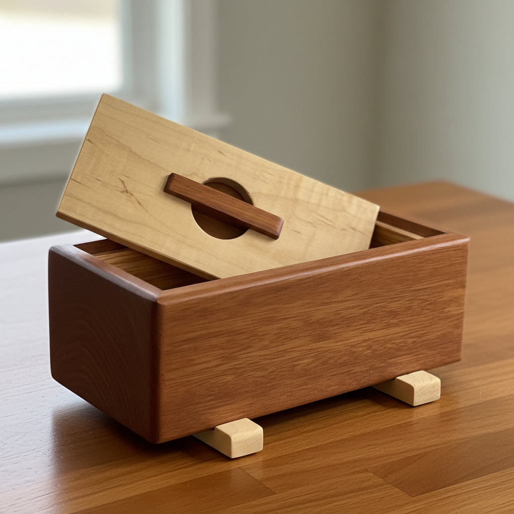 Gary Clark - Wood - Box - Bloodwood & Curly Maple