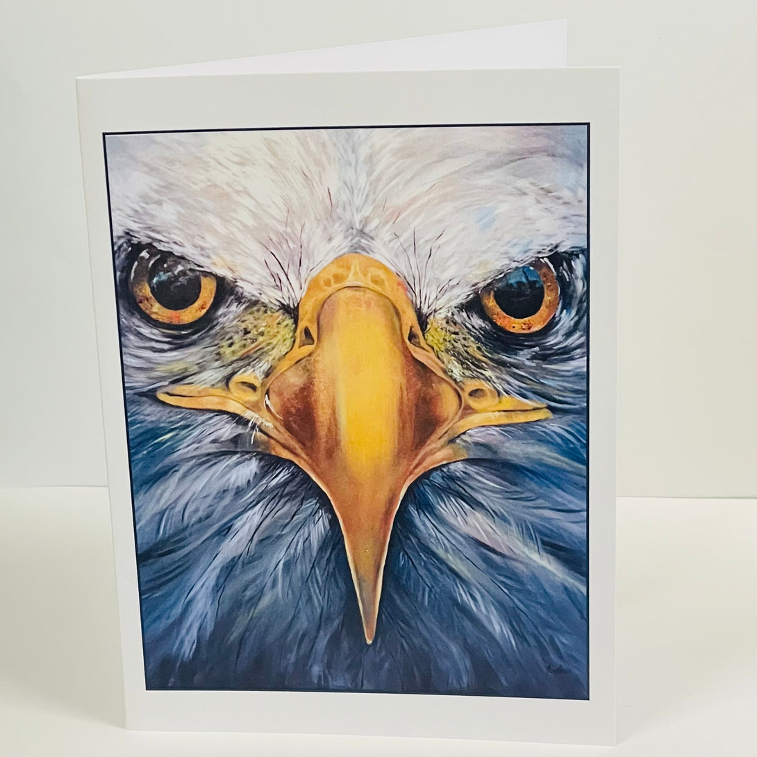 Carol Ann Owers - Card - Eagle Face