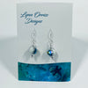 Lynn Orriss - Earrings - White & Blue Crystal