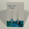 Lynn Orriss - Earrings - Blue & Pink Crystal
