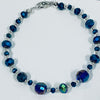 Lynn Orriss - Bracelet - Blue Crystal - 8" long