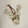Deidre Michael - Christmas Ornament - Mosaic Deer Head