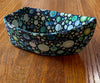 Monika Easy - Textile - Small boat -Blue & Green Bubbles - 5" long
