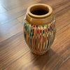 Gordon Grenon - Wood - Coloured Pencil Vase - 8" x 2.5" opening
