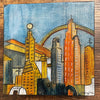 Marilyn Strongitharm - Acrylic Painting - City Scene #2 - 6" x 6"