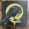 Marilyn Strongitharm - Acrylic Painting - Crow - 6" x 6"