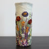 Darrell Giraldeau - Fibre Art - Felted vase with glass insert