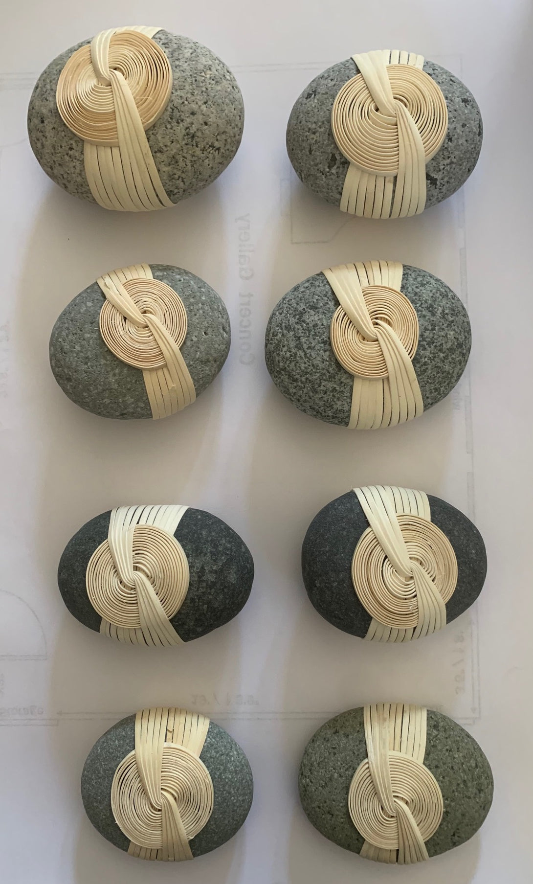 Debbie McClelland - wrapped rock -  -  - McMillan Arts Centre & MAC Box Office