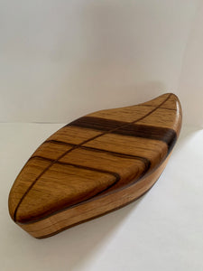 Ron Acton - Wooden Box - Leaf shape