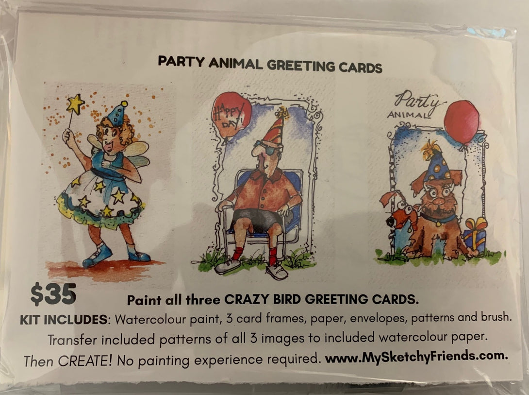 Carla Flegel - Card Kit - Party Animal Greeting Cards